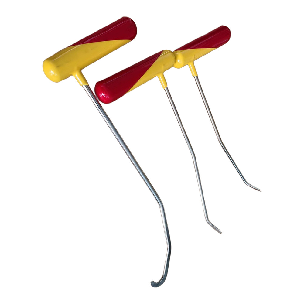 Dent Repair Hook Kit 3 Pieces for Auto Body Panels and Sheet Metal Work
