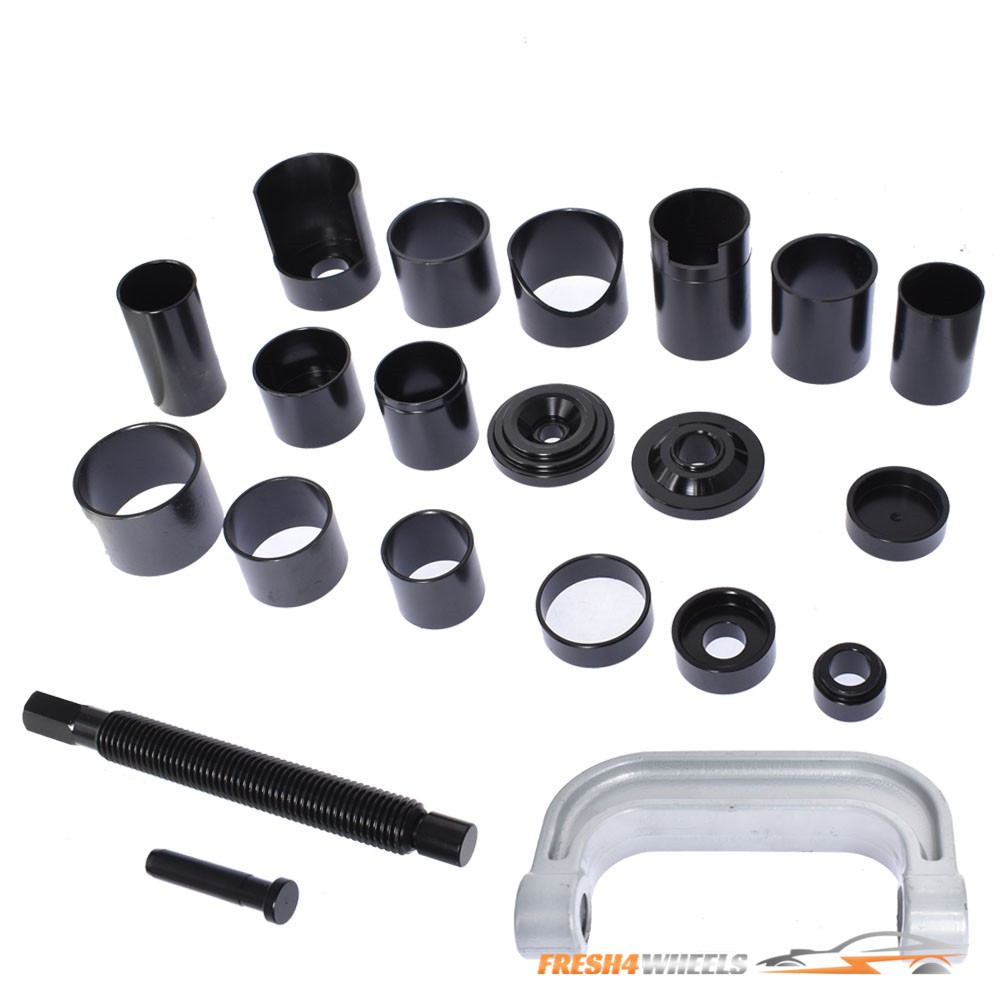 21Pcs Auto Repair Service Removal Ball Joint Press Tool Master Adapter Kit 2&4WD