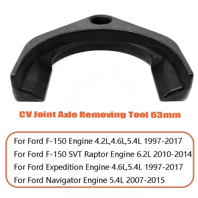 CV Joint Puller Adapter with 63mm Wide Opening 5/8″-18 Axle Removal Tool