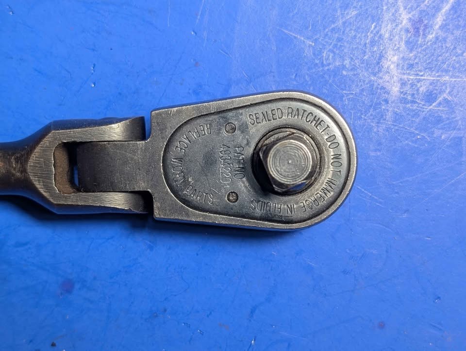 Snap On S831 Long Handle 1/2′′ Drive Swivel Head Ratchet USA