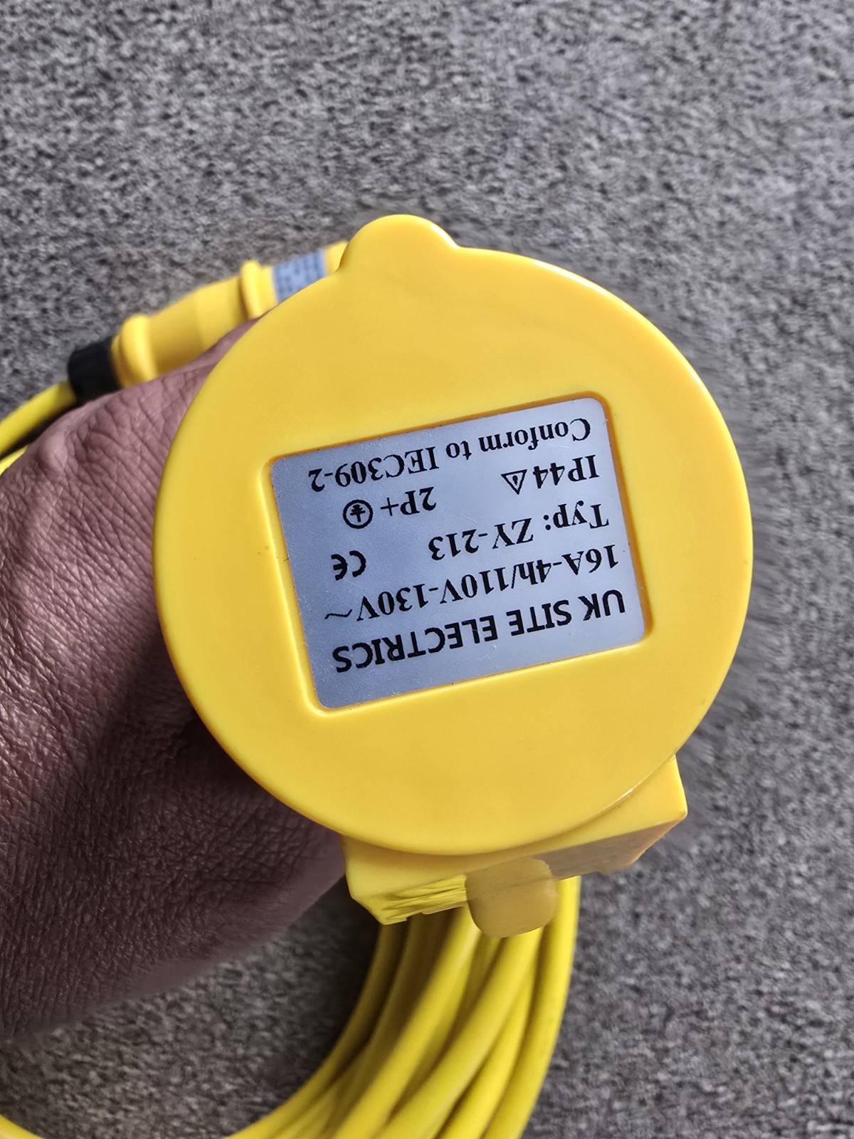 Extension Lead 15m 110V 16A 2.5mm TY-213 IP44 Made In Turkey