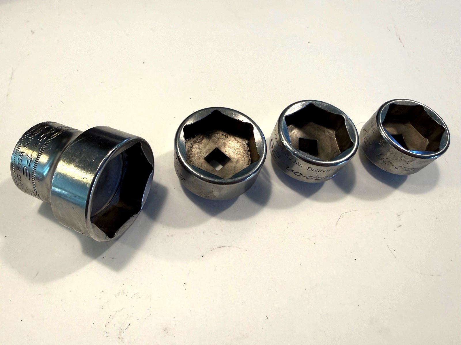Snap-On OFSKIT, 24/27/35/36mm & 1 1/4″, 4-piece Oil/Fuel Filter Socket Set