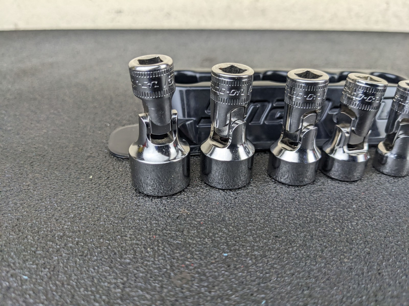 #bp289 Snap-On 106TMUSMA Metric 1/4″ Drive 6-point Universal Swivel Socket Set