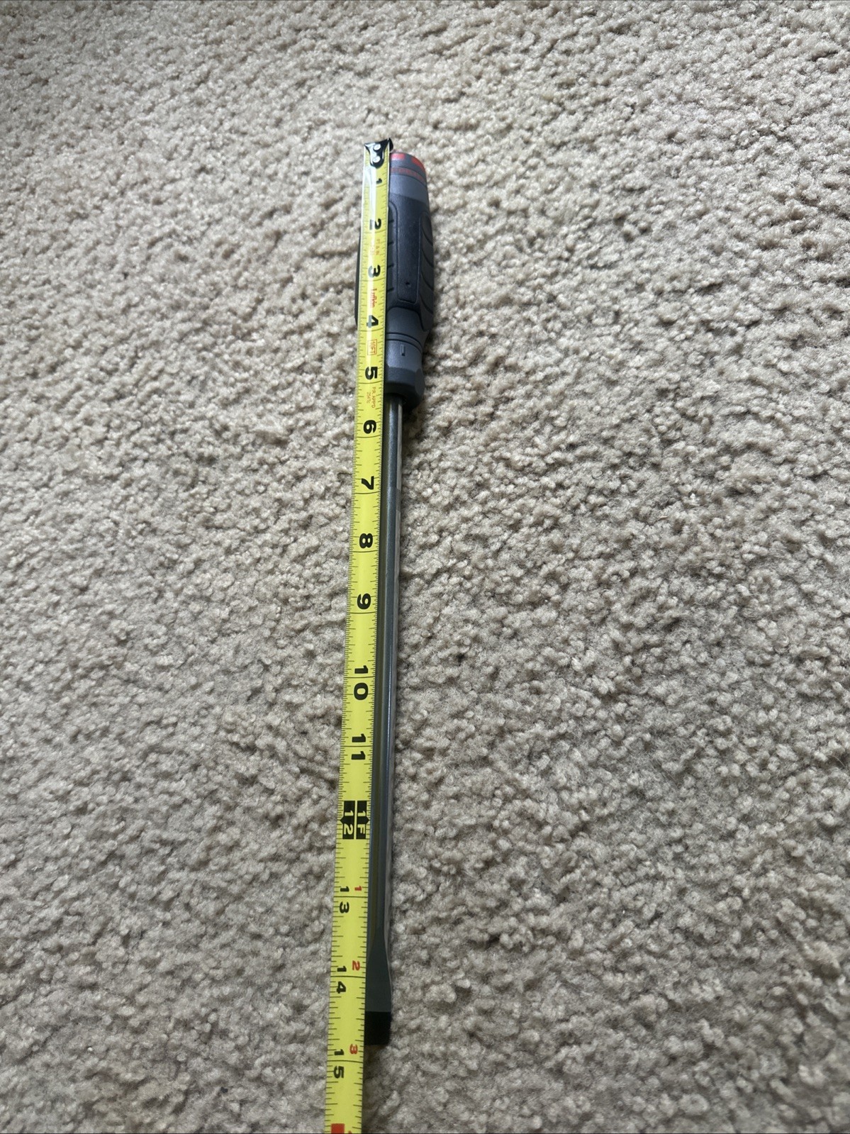 Proto JK3810RF , 1/2” x 10” DuraTek Slotted Screwdriver Made In USA NEW