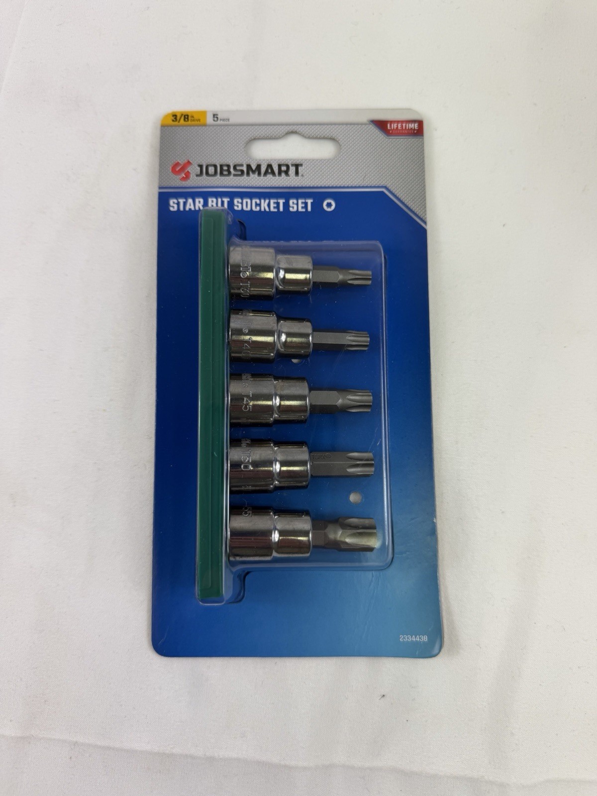 JOBSMART 2334438 3/8″ 5 Pc Star Bit Socket Set-C