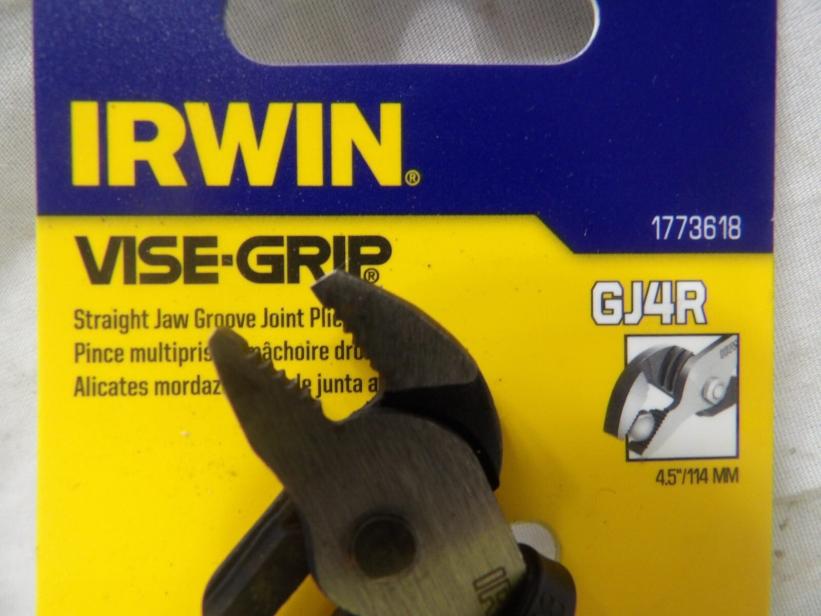 Irwin Vise-Grip 4″ Straight Groove Joint Pliers GJ4R #1773618