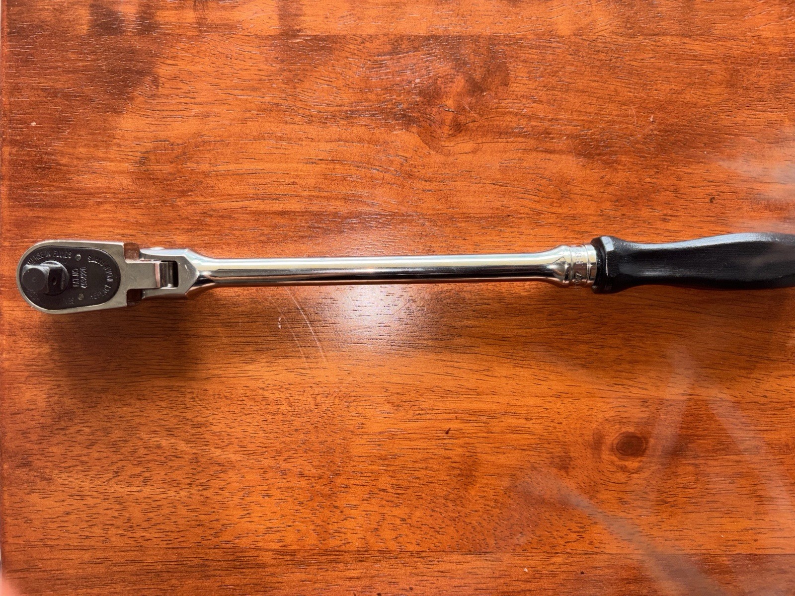 New Snap-On F851 3/8 Flex Drive Ratchet Black Handle