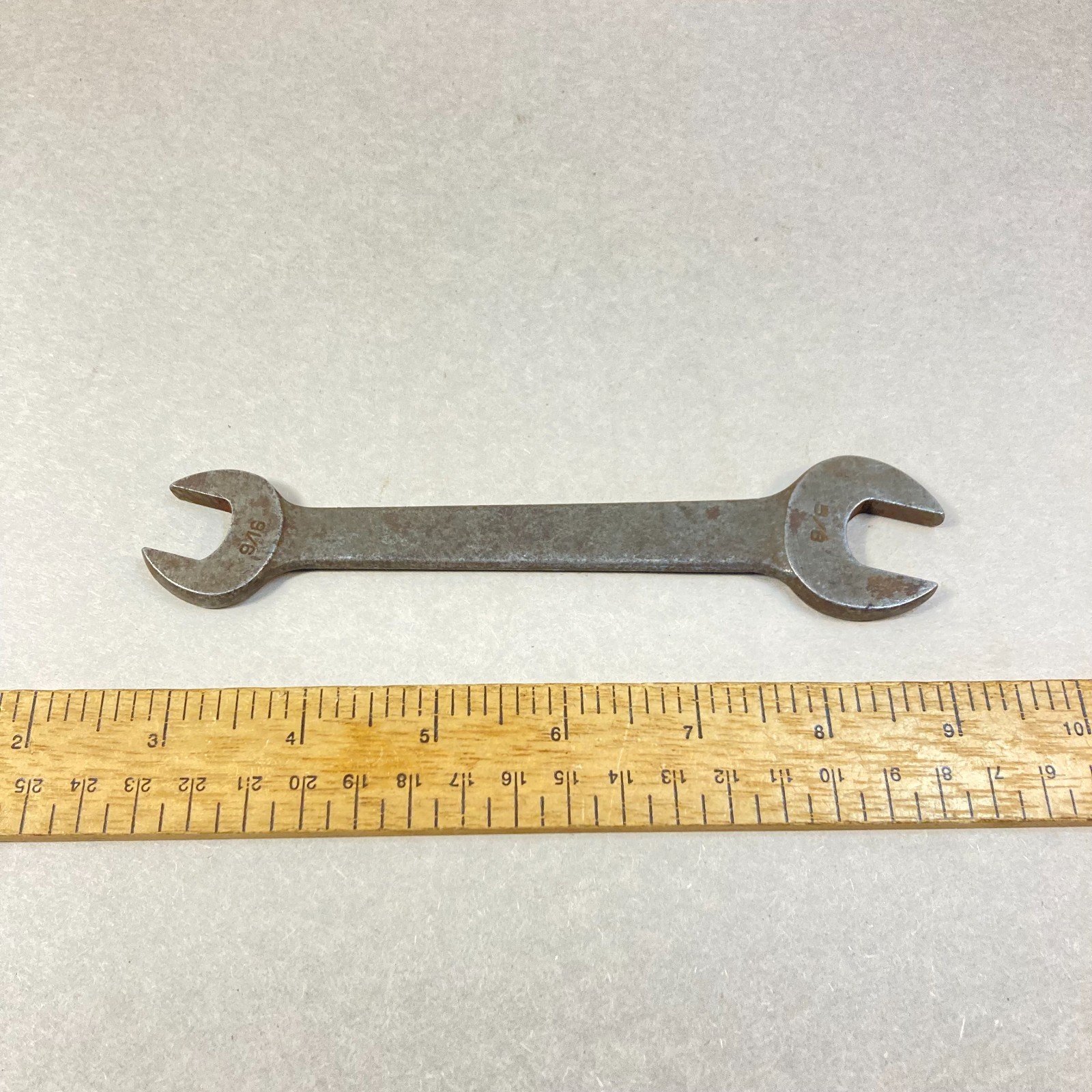 Vintage Bonney Wrench 5/8″-9/16″ Open End #1727 USA