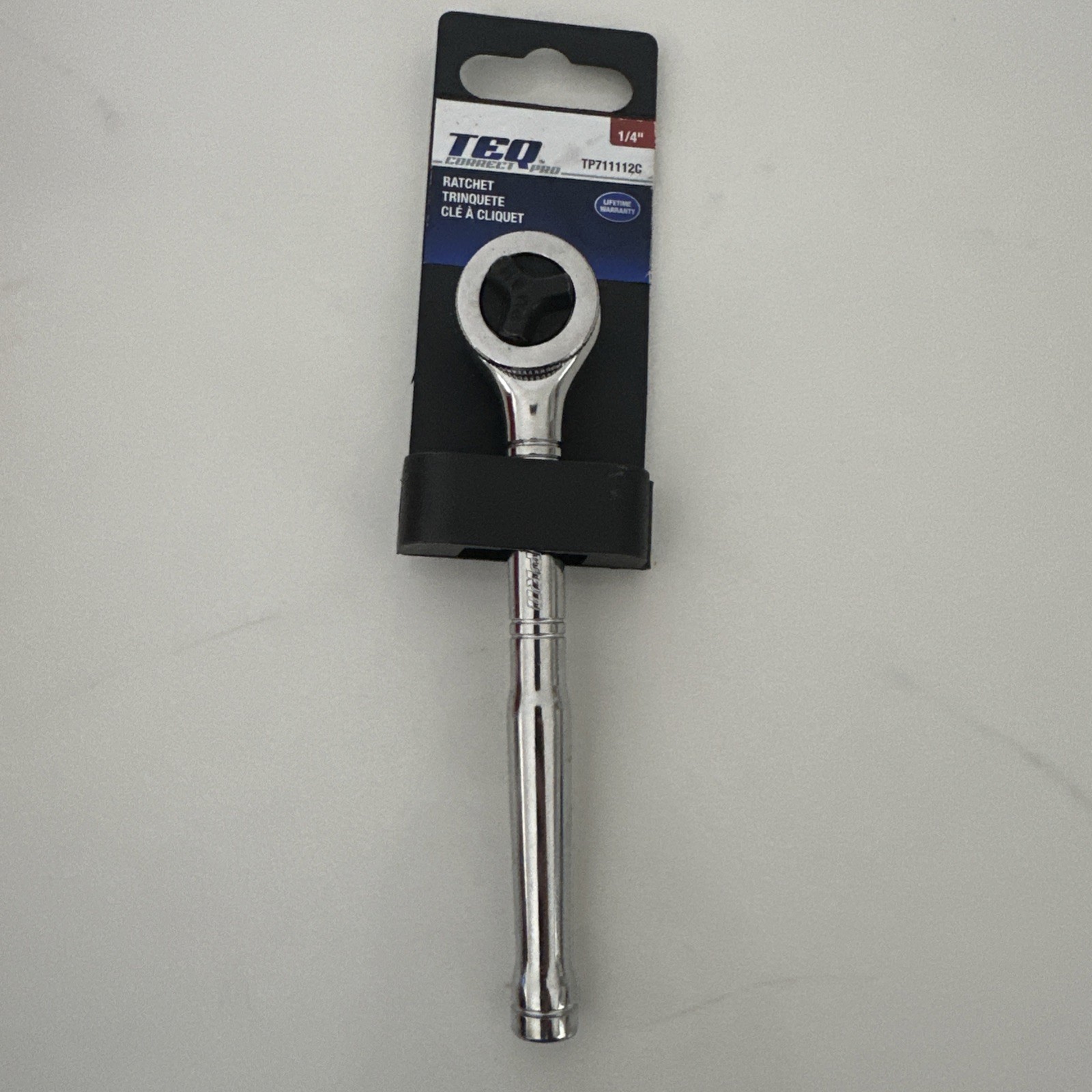TEQ Correct Pro 1/4” Drive Round Head Thumbwheel Ratchet By GearWrench – 711112C