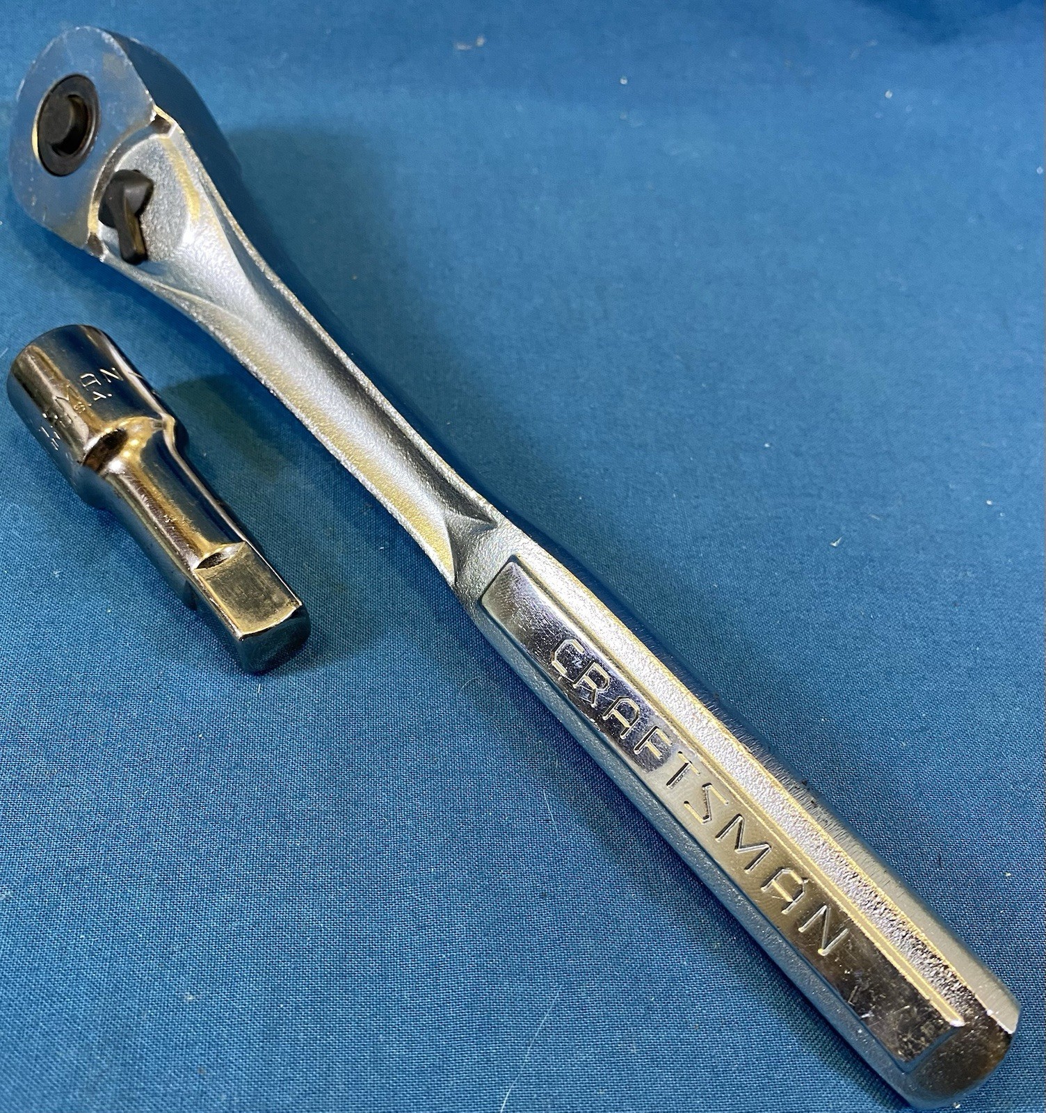 Craftsman VP 44809 1/2″ Drive Push Button Release Ratchet & 3” Extension USA