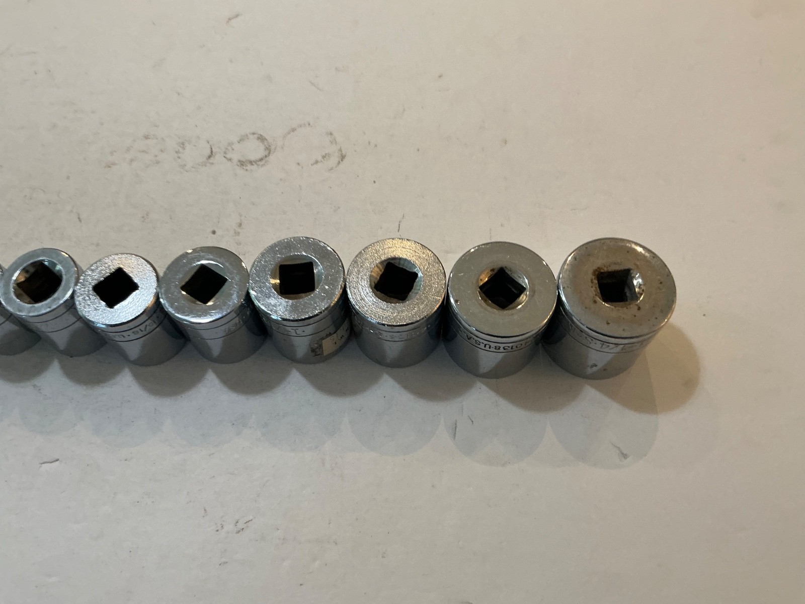 S-K tools 14 pc 1/2″ dr shallow 12pt SAE socket set 7/16″-1 1/4″ USA made