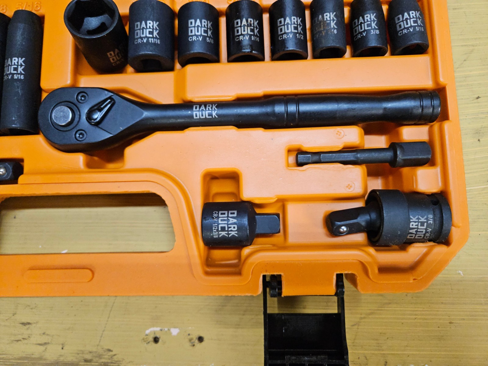 50 Piece 3/8-Inch Drive Impact Socket Set Master SAE-Metric