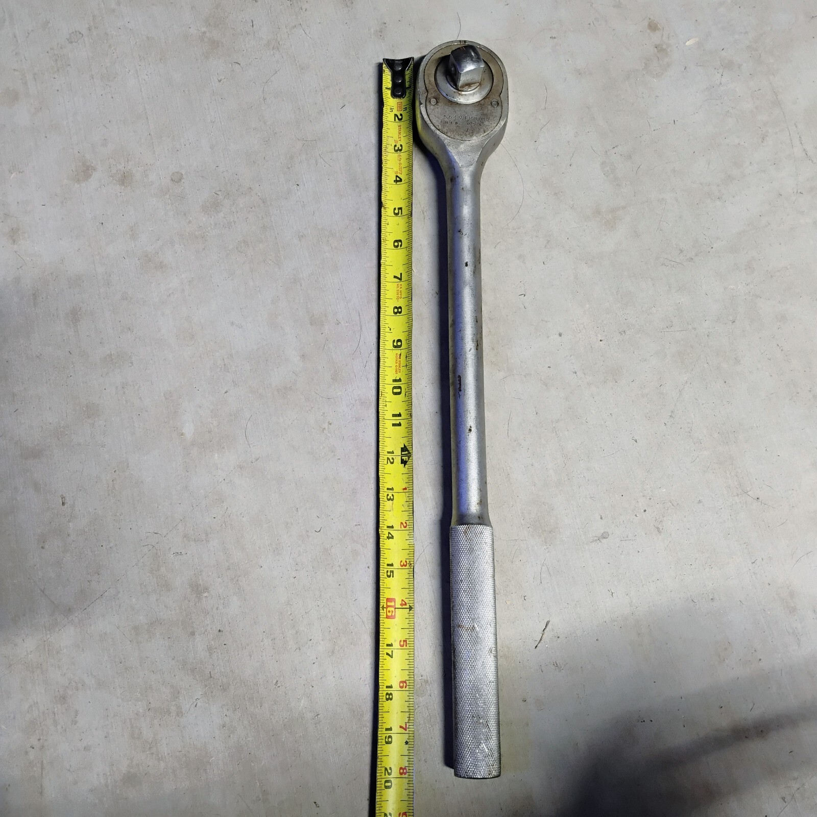 Proto 5649 3/4» Drive Ratchet. 20″ Long Heavy Duty Pear Shape Made in USA