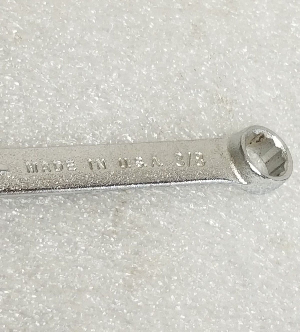 Easco 63-112 Combination Wrench 3/8″ Satin Chrome Finish Made in USA