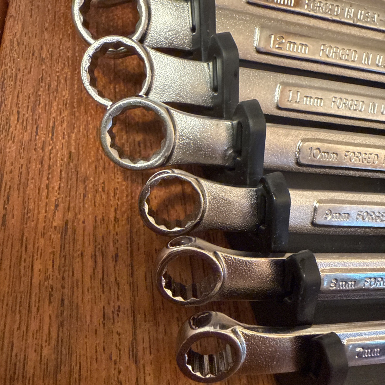 VTG Craftsman USA Metric Wrench Set 7mm-19mm V-Inverted -V VA 12pc