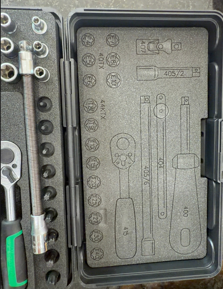 STAHLWILLE 1/4″ Drive E-Torx Socket Set Metric German Tool Kit in Case Complete