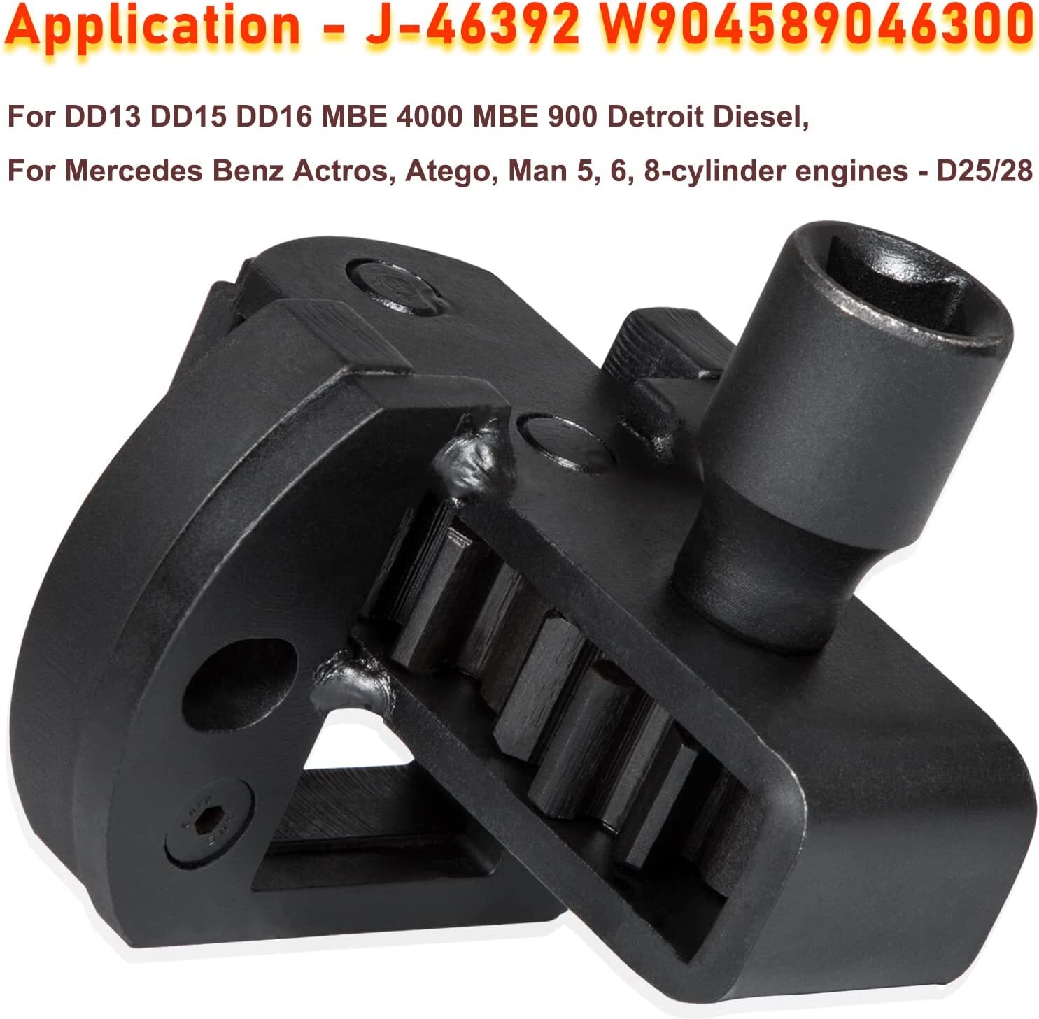 J-46392 Engine Barring Tool For Detroit Diesel DD13, DD15, DD16, MBE4000, MBE900
