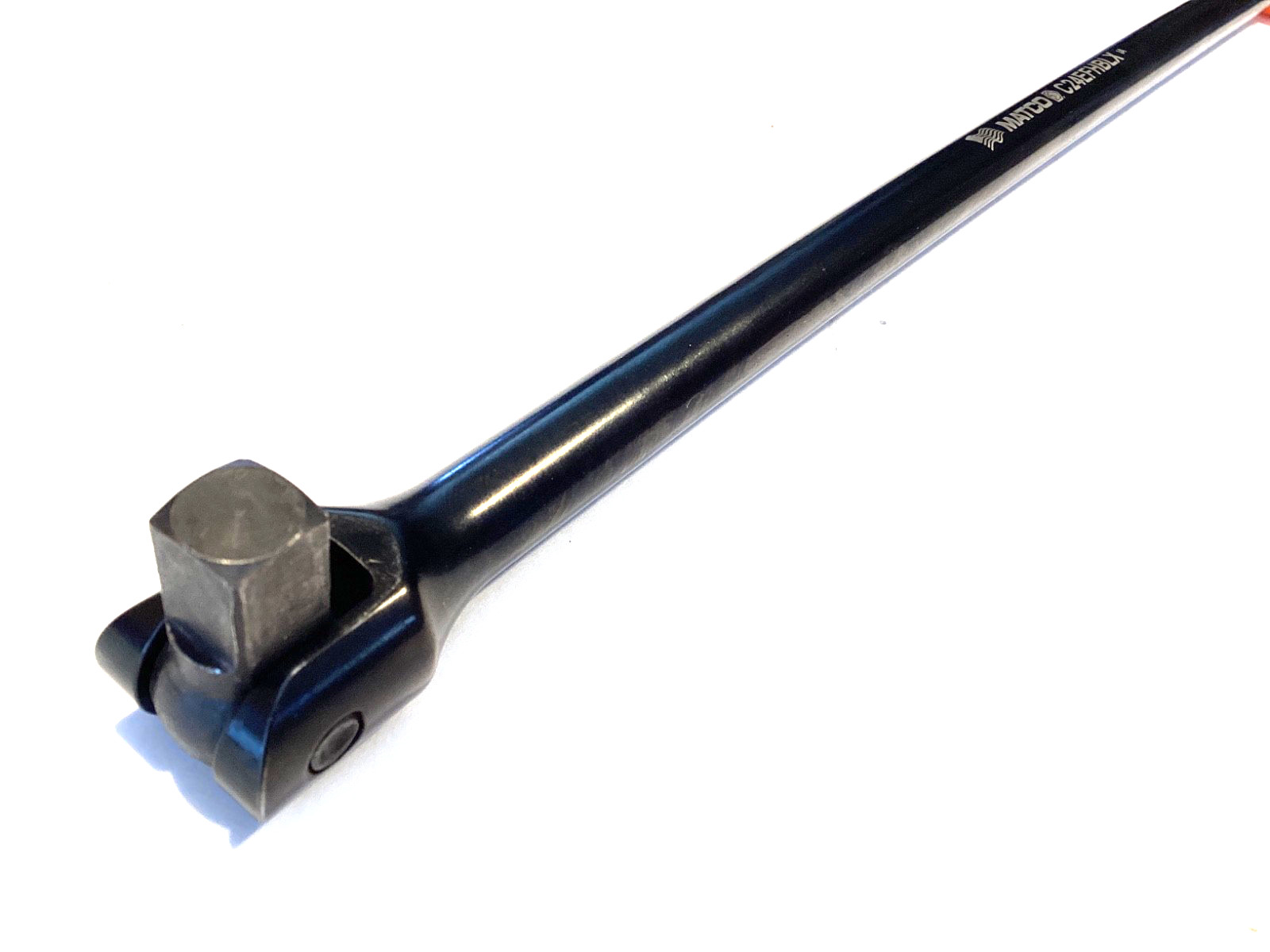 Matco Tools USA ORANGE 1/2” Drive BLACK Chrome 25” Breaker Bar C24EFHBLX MINT
