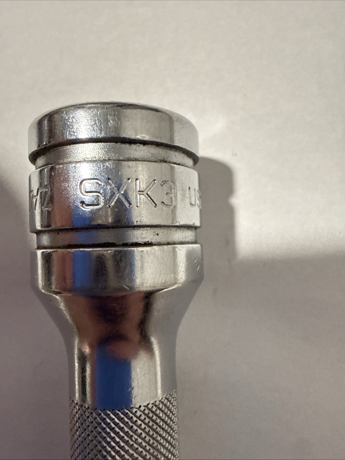 Snap-on Tools 1/2 Drive 3″ Length Chrome Knurled Socket Extension SXK3