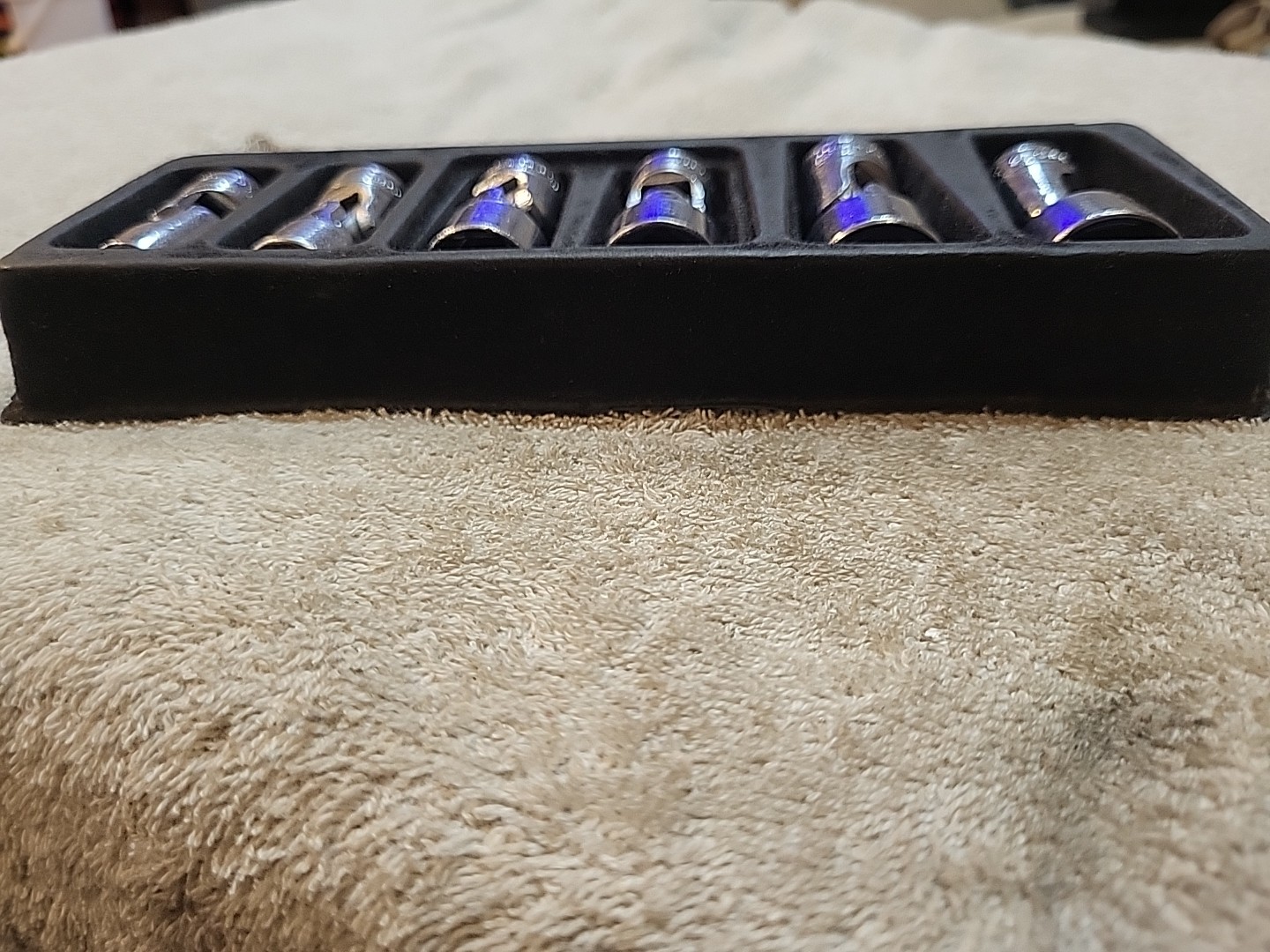 Snap On 3/8” Dr. 6 Pc. 7/16″- 3/4″ Shallow 6 Pt. Universal Socket Set 206AFS