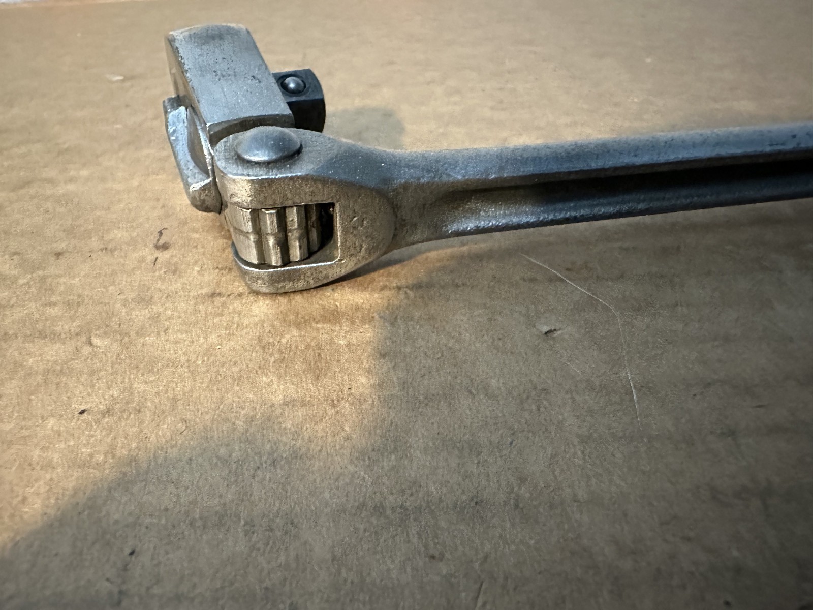 VINTAGE CRAFTSMAN -V- 42791 3/8″ DRIVE FLEX HEAD QUICK RELEASE RATCHET USA