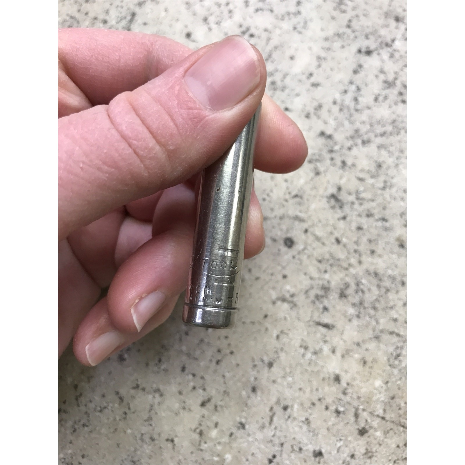 Vintage K Tool Chrome Socket 1/4″ Drive 8 MM 6 Point Deep Well – Fast Shipping!