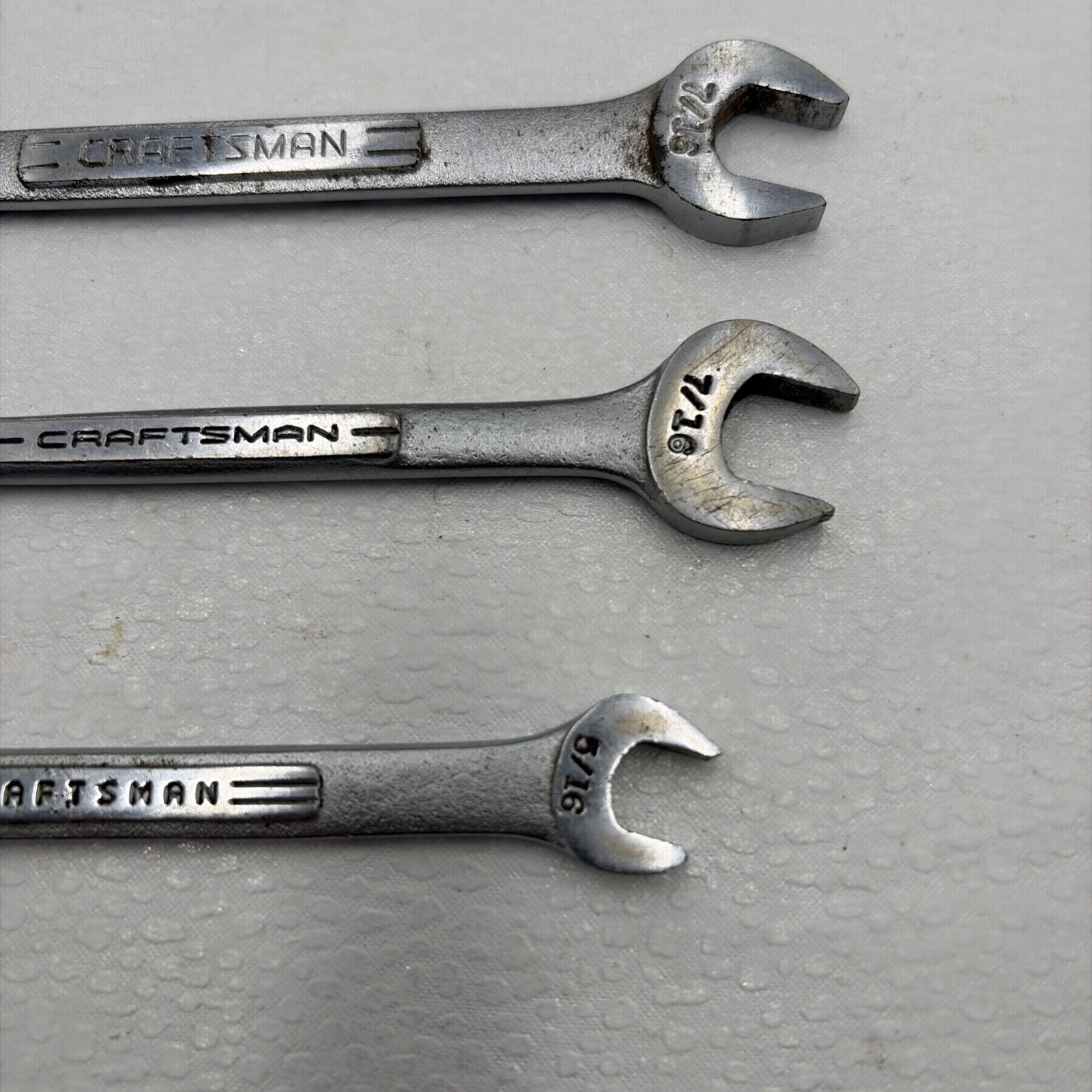 Craftsman 1/4″ x 5/16″ Open End Wrench SAE 44571 -vv- & 3/8” x 7/16” 44572 -vv-