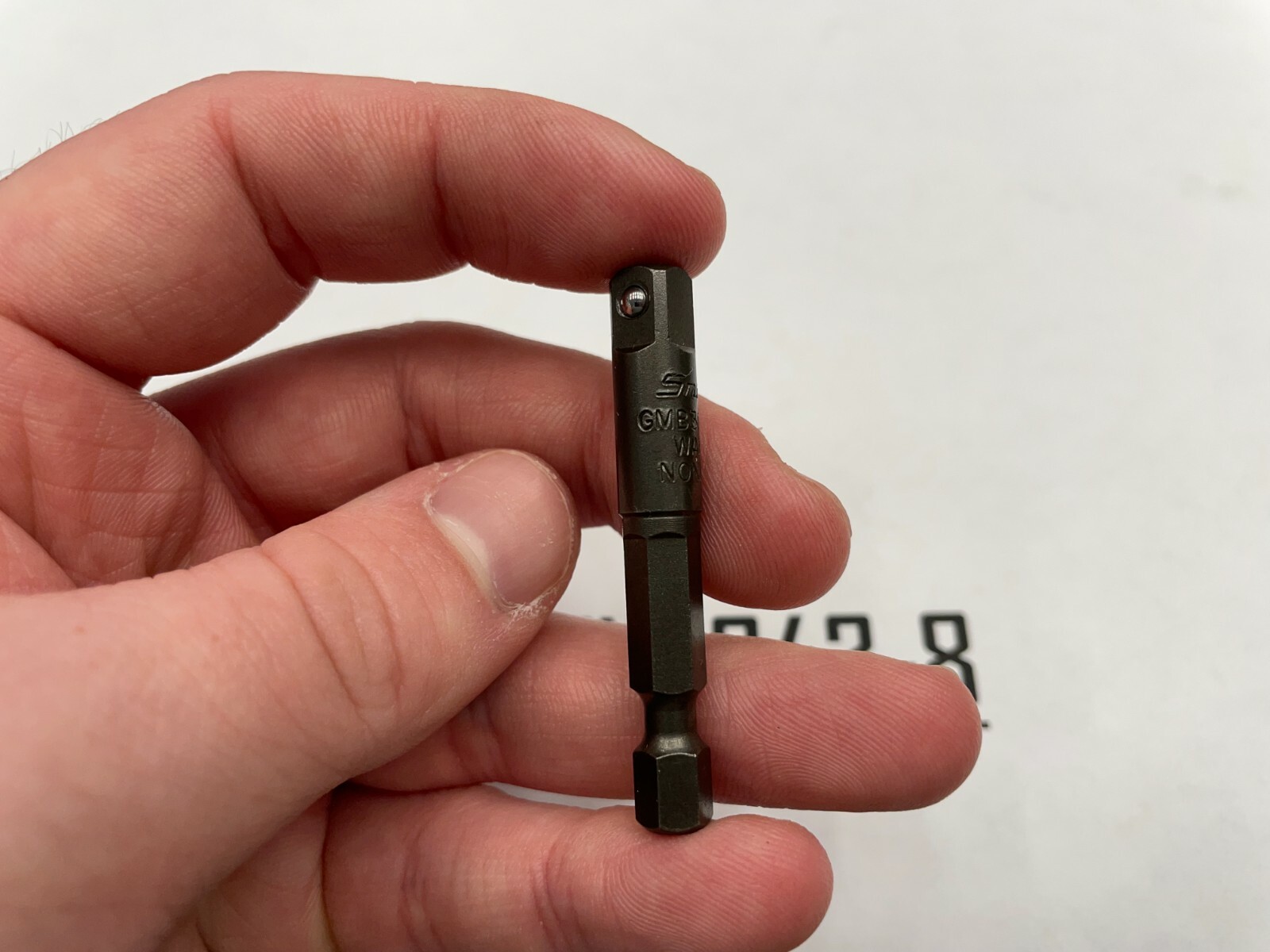 Snap-on Tools USA NEW 1/4″ Hex-To-1/4″ Square 2″ Long Drive Adapter GMB3042
