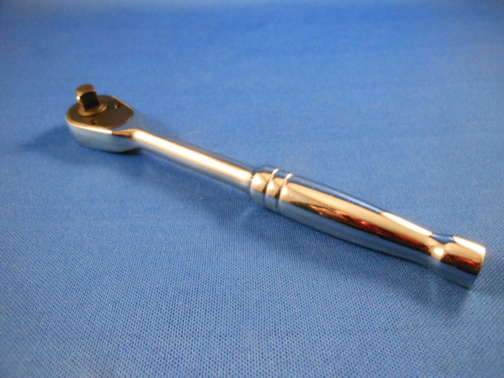 NEW Power Torque GM6149 1/4″ Drive 72 Tooth Mini Head Chrome Ratchet Wrench
