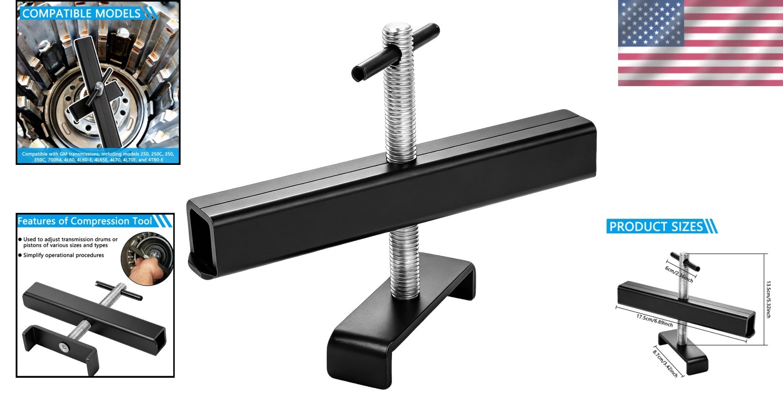 Durable GM Transmission Tool Compatible with 4L60, 4L80-E for Piston Removal