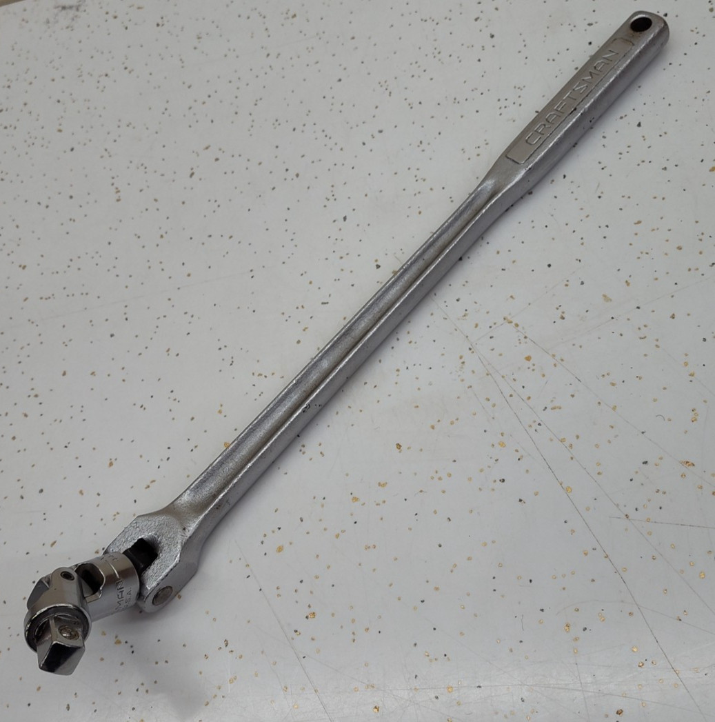 Craftsman -V- 44201 Flex Head Breaker Bar 1/2» Drive W/ Craftsman- 4425 Swivel