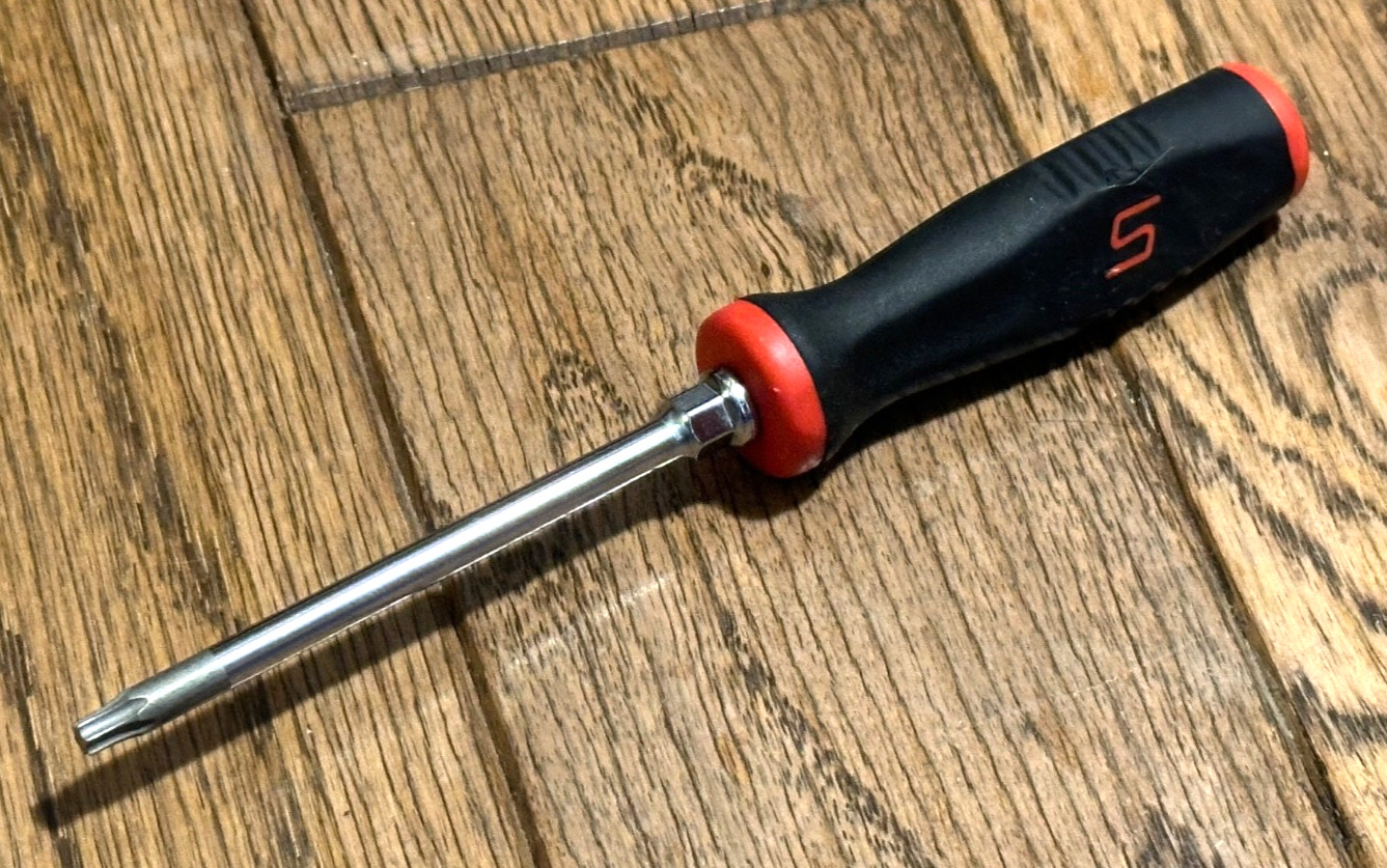 🇺🇸 NEW SNAP ON Tools T20 TORX Driver Screwdriver RED Soft Grip Star Bit Mini