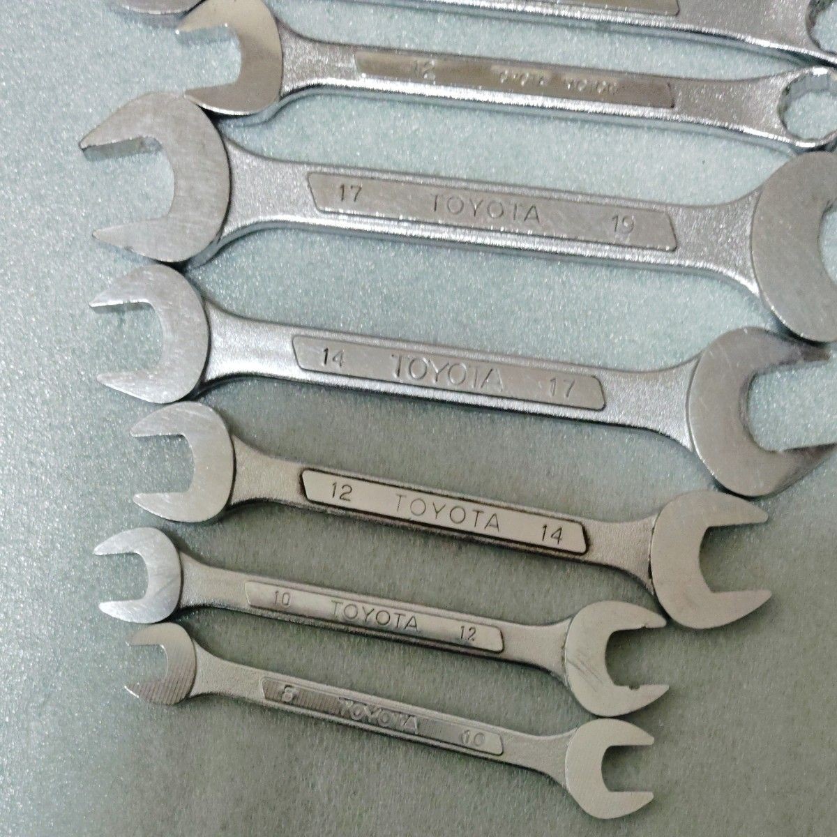 KTC TOYOTA Vintage Combination Wrench Set Double Open End OEM Used