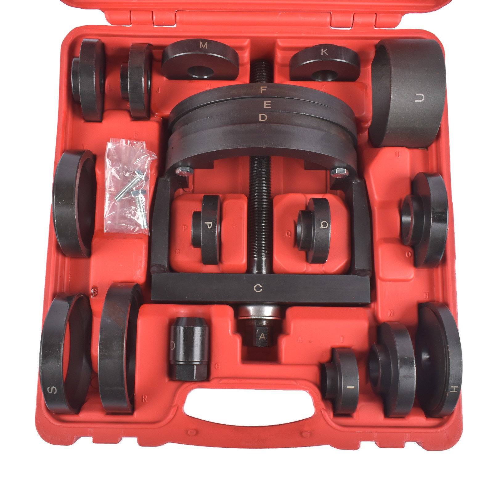 19pcs Master Wheel Hub & Bearing Removal + Installation Tool Set C – U Sizes