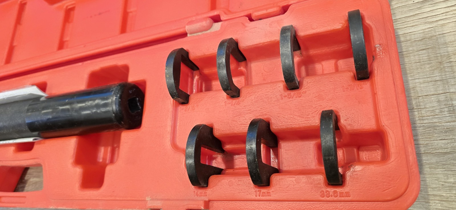 U.S. General Inner Tie Rod Tool, Model 96558, in Red Hard Case