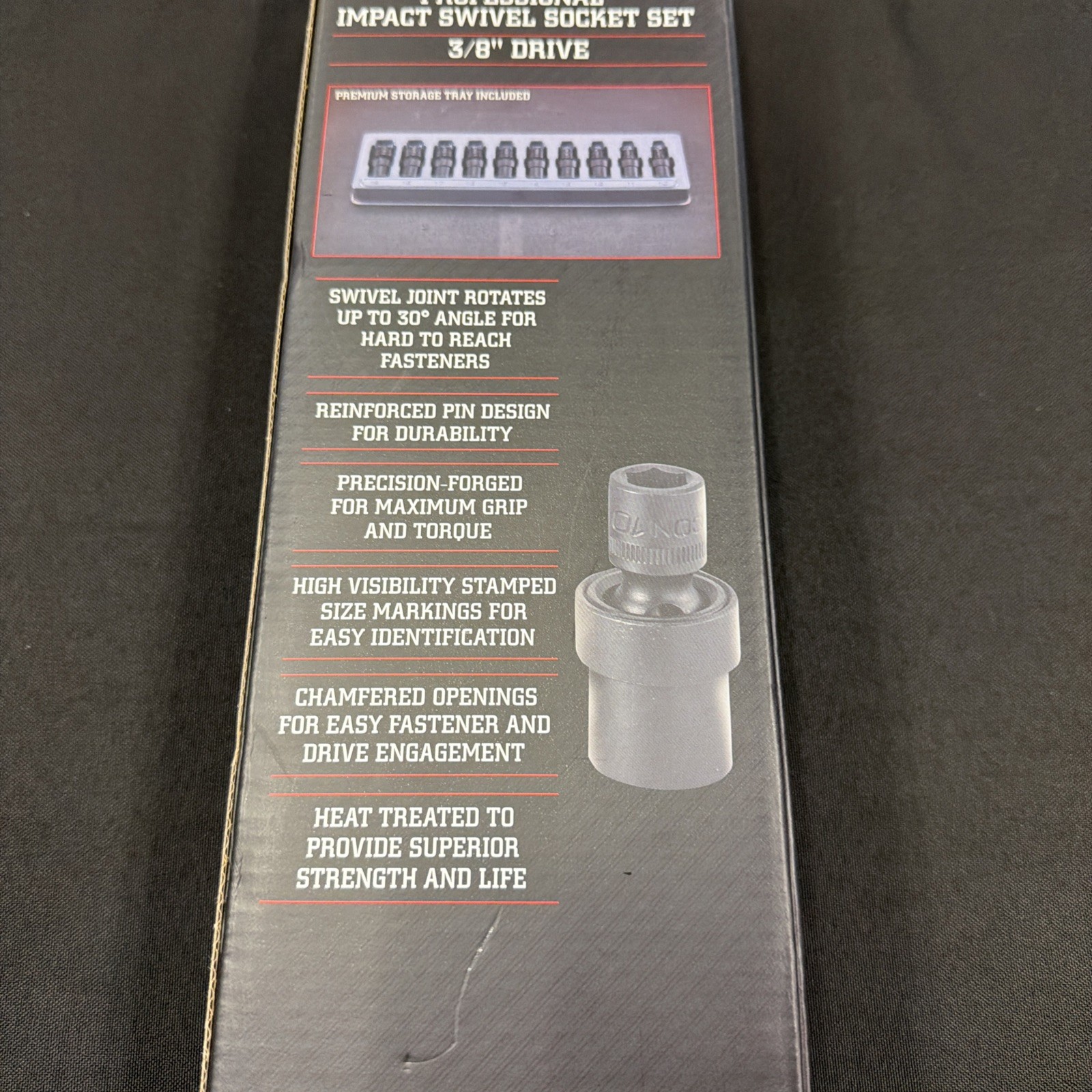 Icon Professional Impact Swivel Metric Socket Set 3/8in. Drive | I2UM-10 | 59747