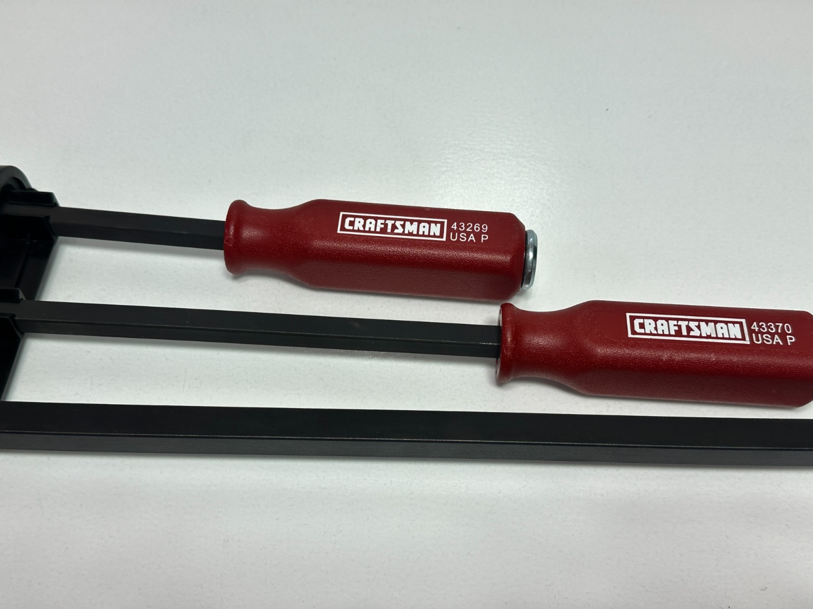 NEW Craftsman USA 43395 3pc RED Hard Handle Strike Cap Pry Bar Set – 12″ 17″ 25″