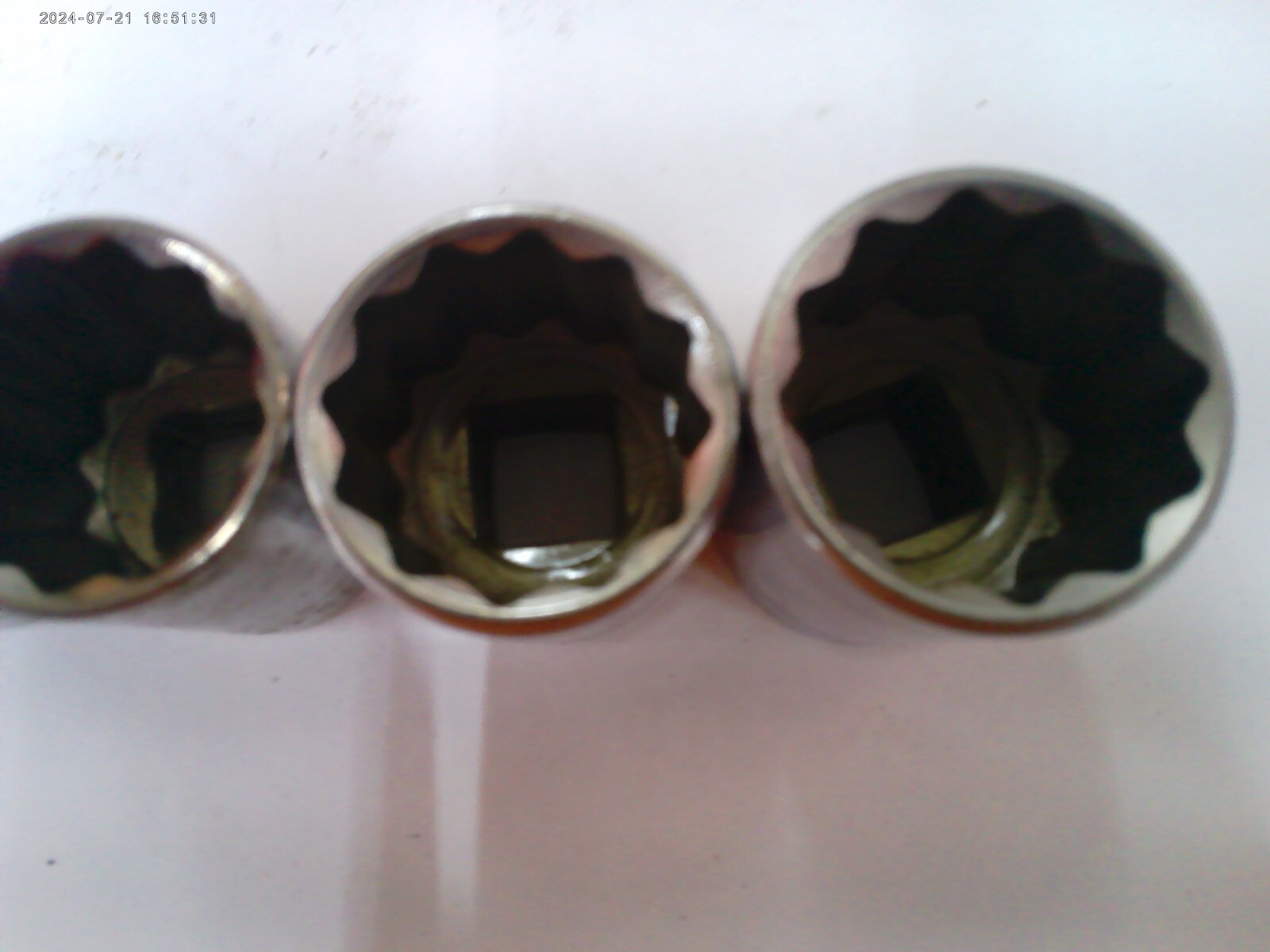 USA Craftsman 4 Sockets 13/16”7/8”15/16” 1 12 Point 1/2” Drive SHALLOW BIN F/S
