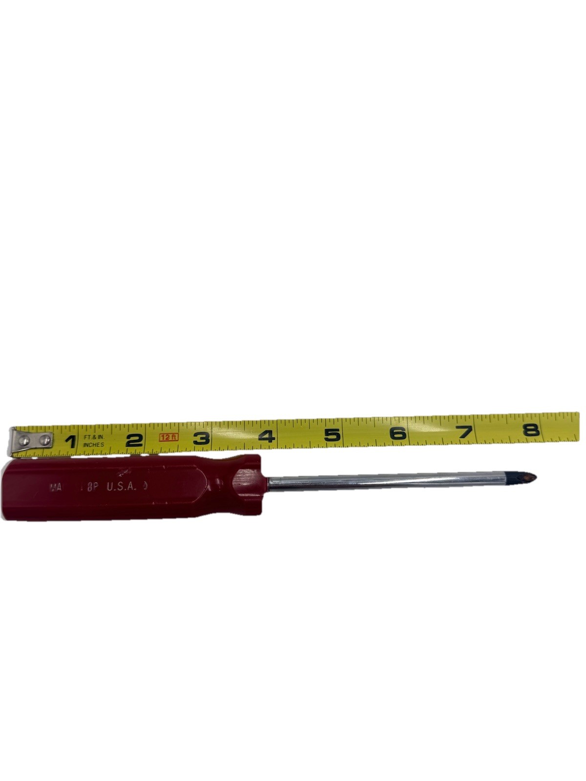 Vintage MAC Tools SP8P Philips Screwdriver Red Handle Made in USA 8″