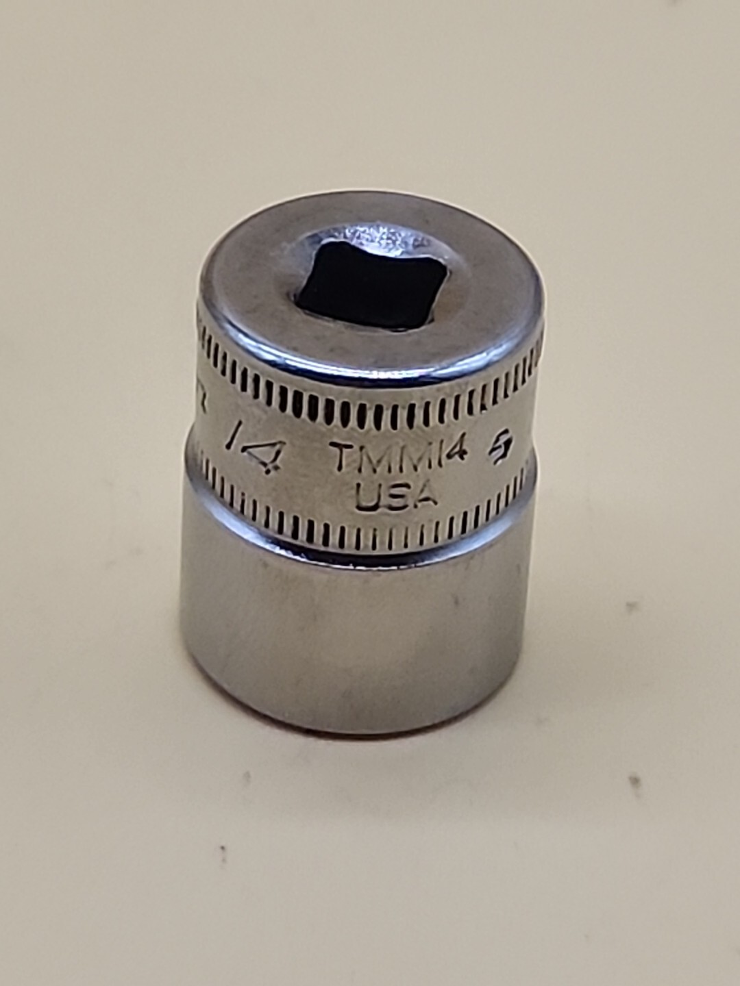 Snap-on Tools TMM14 14mm Metric Flank Drive Shallow Socket 1/4″ Drive 6 Pt USA