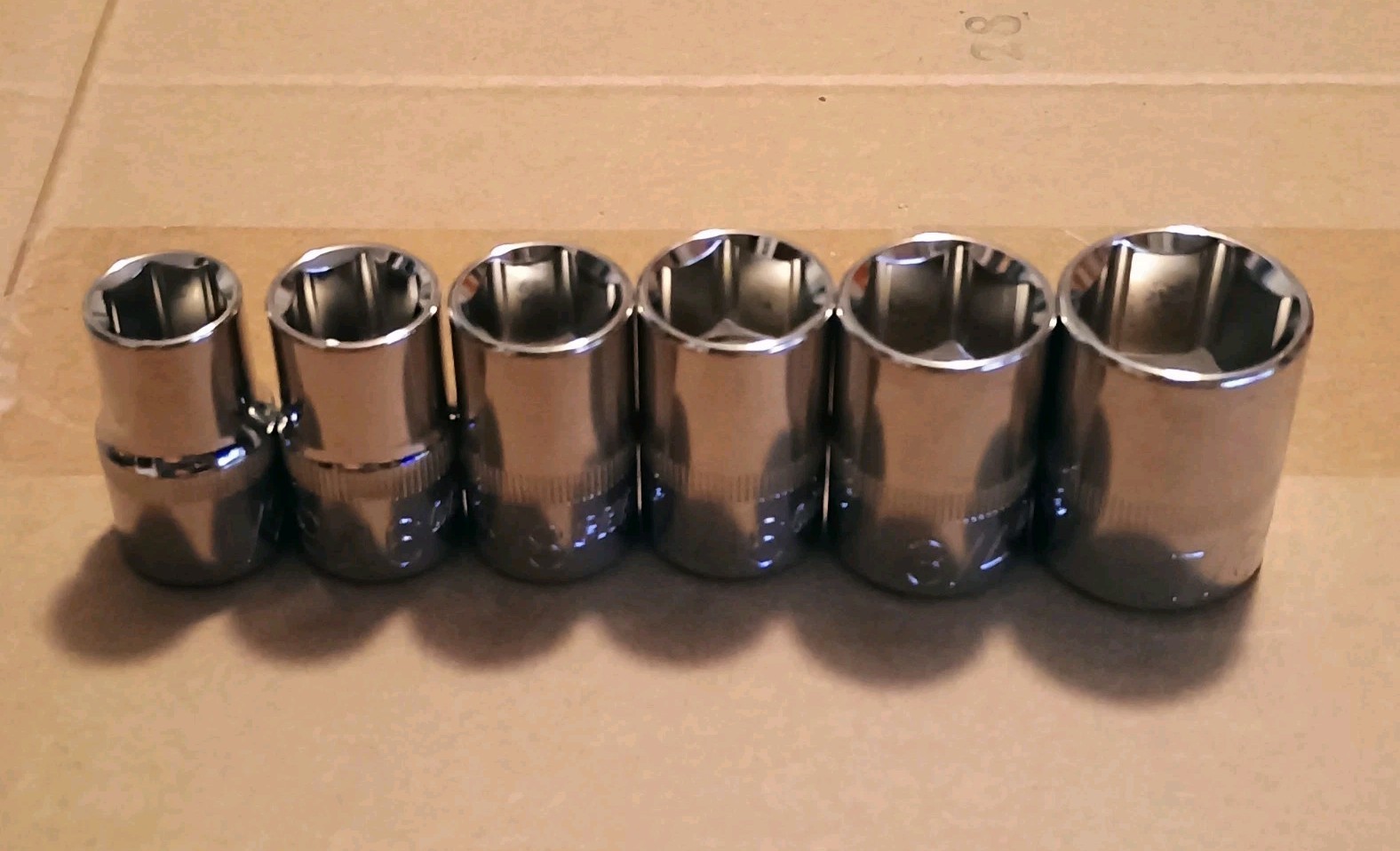 CHANNELLOCK 12 Piece SAE and METRIC 6 Point Standard Socket Set For 1/2″ Drive