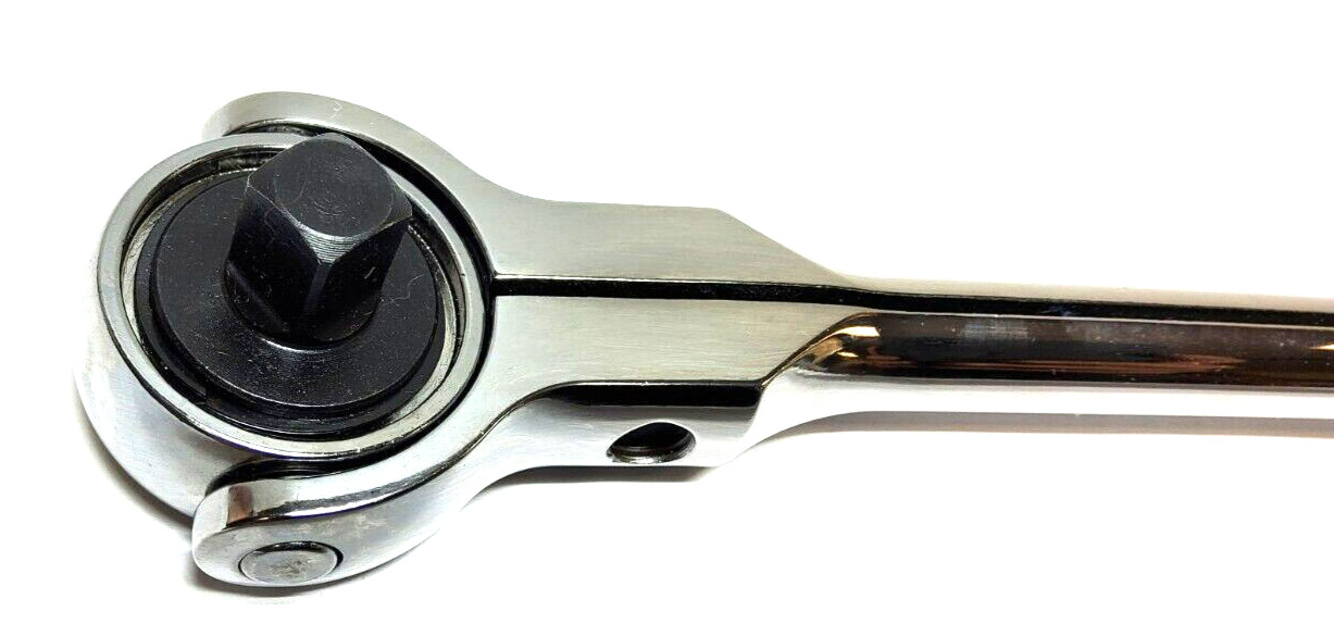 New Snap-on™ 3/8″ drive 13″ long Hard Grip Round SWIVEL Head Ratchet FHNFD100PB