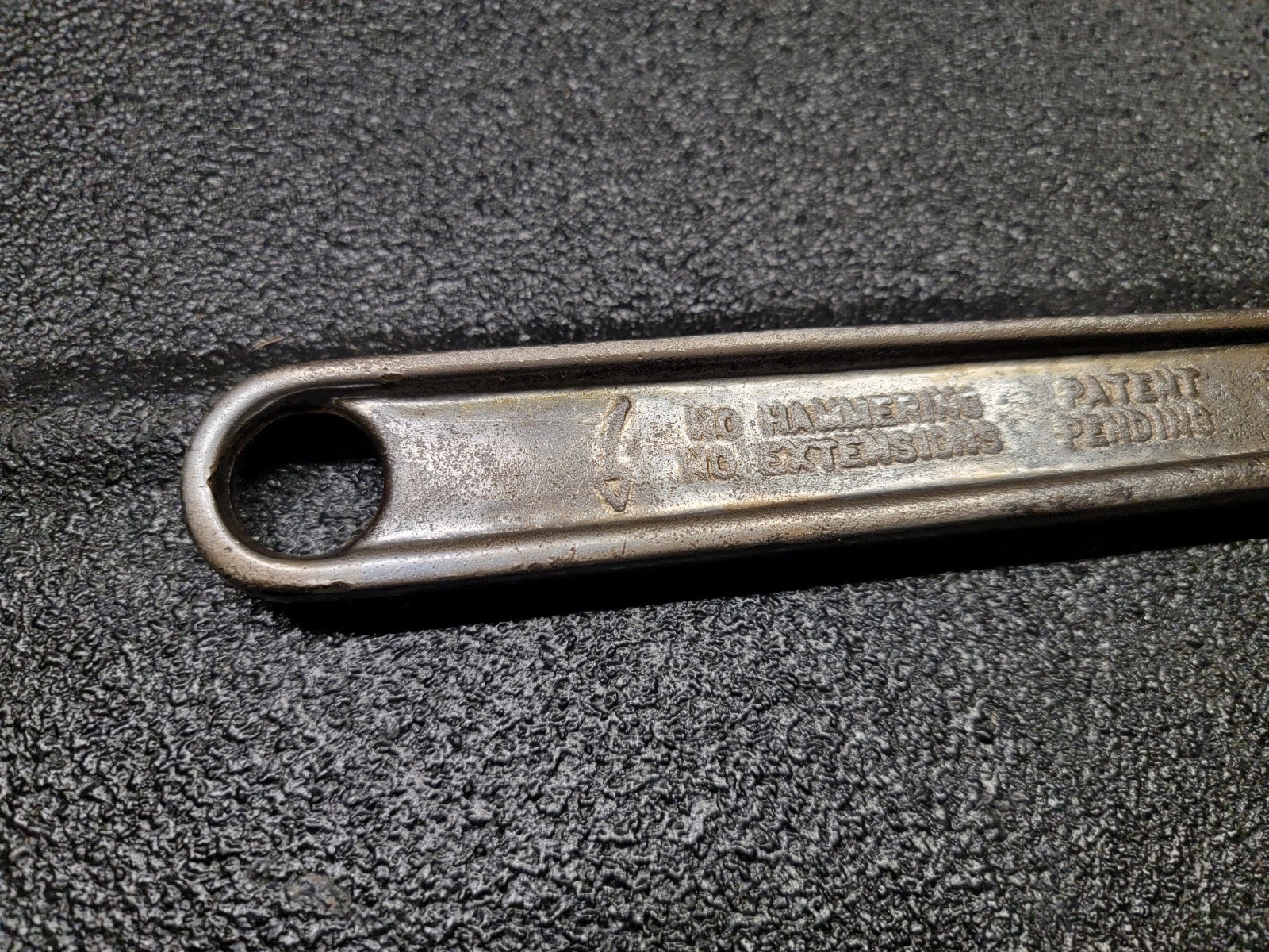 Vintage Snap-On AD12 Adjustable Wrench 12in 300mm USA AD-12