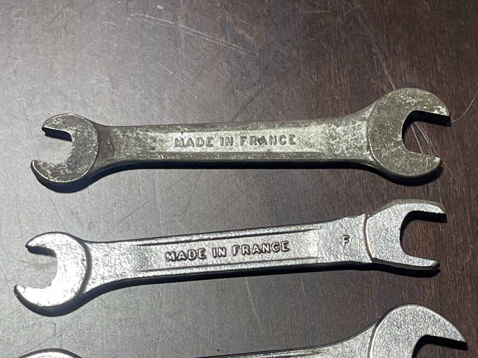 Renault Metric Wrench Lot (17 – 14, 13 – 11, 12 – 10, 12-9)Made in France 1970’s