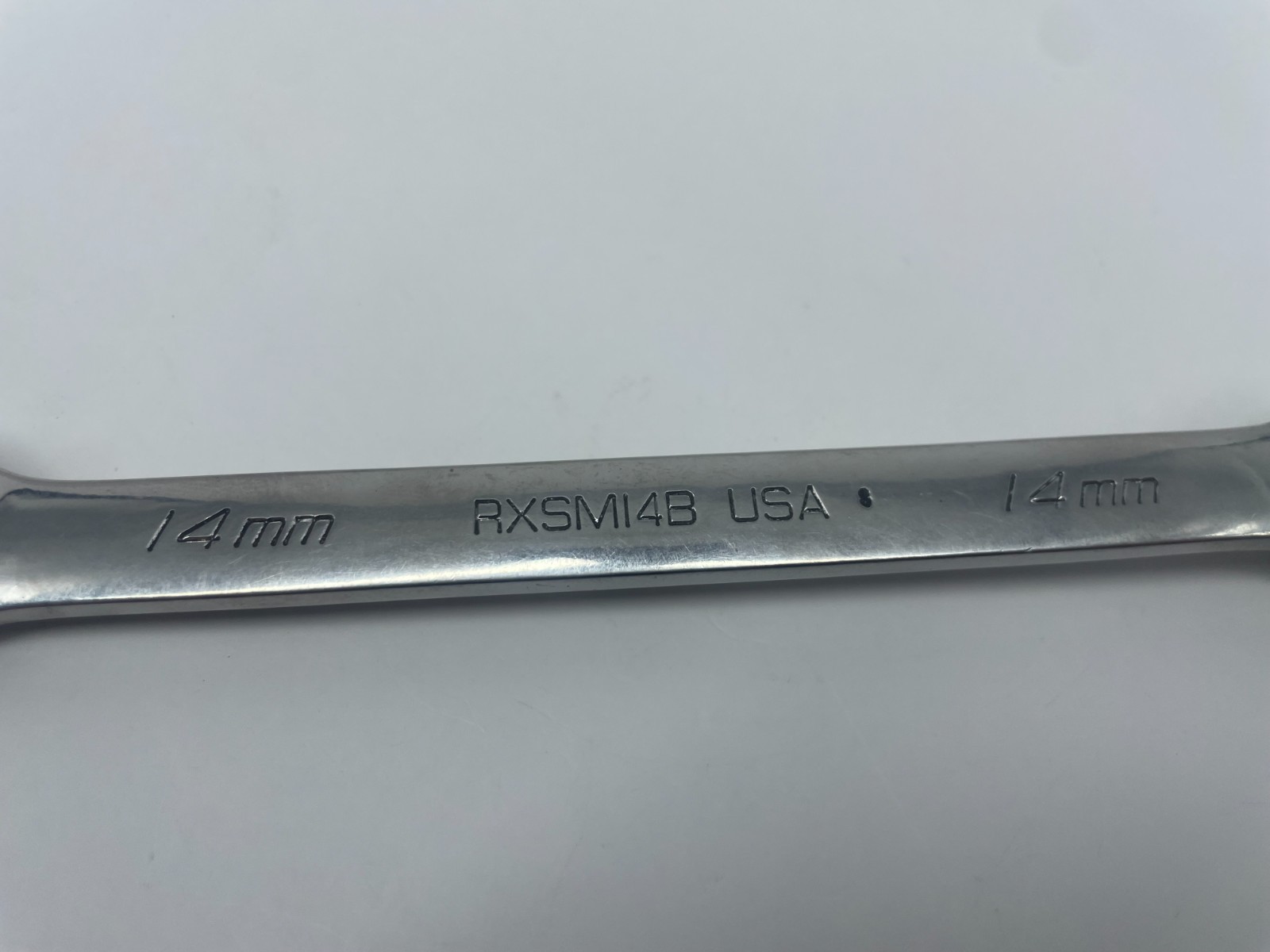 Snap-on 14mm Combination Open Flare Nut Wrench RXSM14B Made in USA