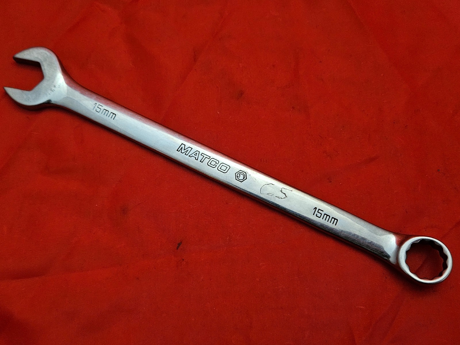 MATCO RCL15M2 15mm 12 Point Combination Wrench Open Box End USA Metric S14