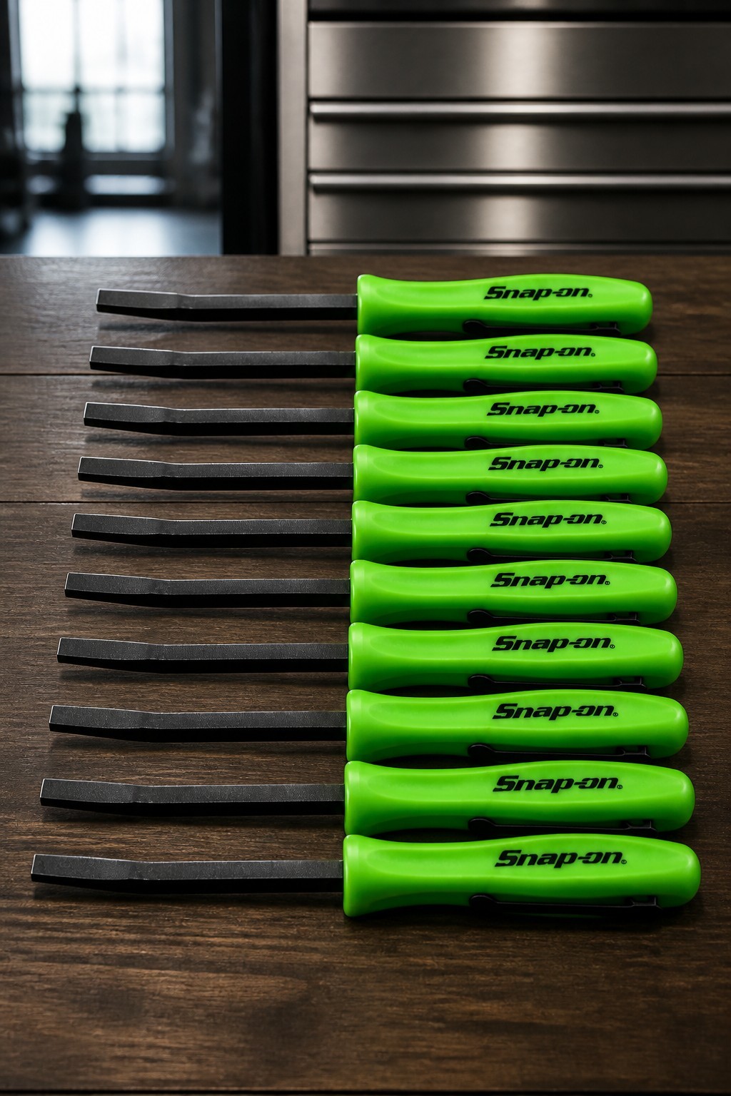 10X Green Promo SE For Snap on tools 1/4″ Shank Angled PRY BAR screwdriver +GIFT