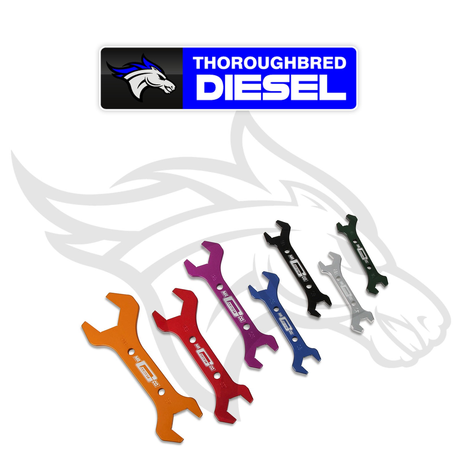 Mr. Gasket 33200G 7-Piece AN Wrench Set (3 AN to 20 AN)