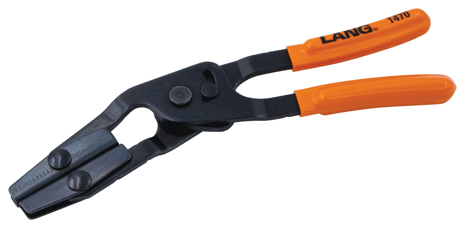 Lang 1470 10″ Hose Pinch Pliers Offset Self Locking Medium Size Made in USA