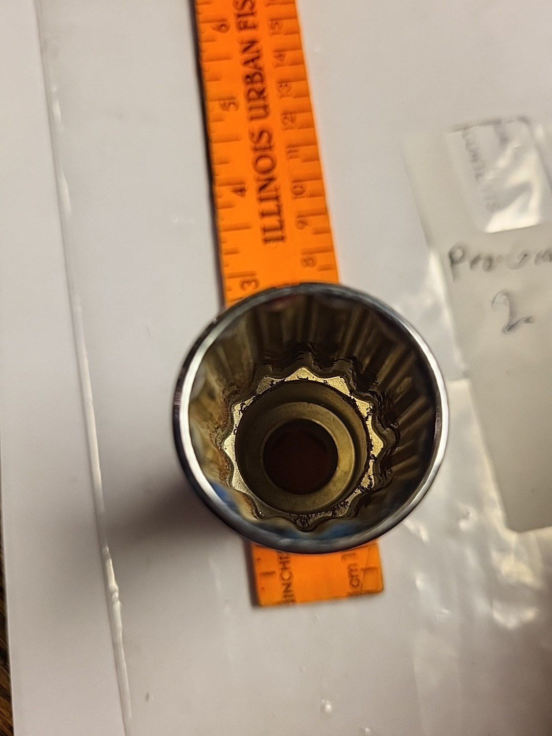 Pro-Grade 14307 7/8″ Deep Wall Socket 12 Pt. 1/2″ Drive – NOS